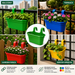 Balcony Double Hook Hanging Planter Pot Pack Of 4 Combo