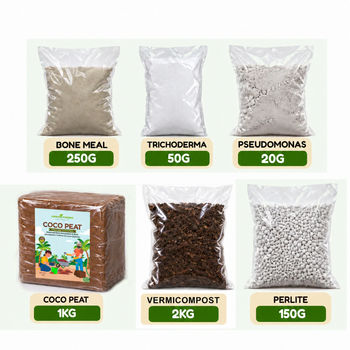 6-in-1 Soilless Potting Mix Combo