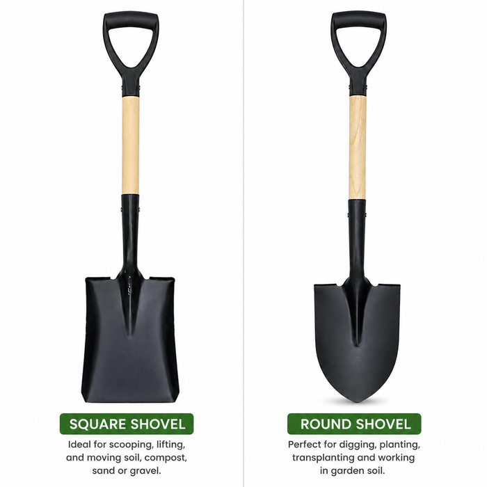 Multi-Purpose Shovel For Digging & Planting