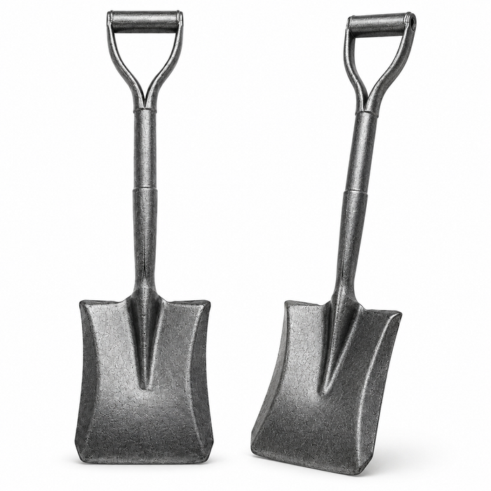 Garden Shovel for Digging Planting & Soil Preparation (Round Head)