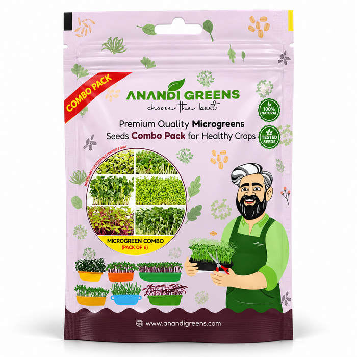 6-in-1 Microgreens Seeds Combo Pack