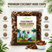 Coconut Husk Chips for Orchids Indoor Plants & Ideal for Soilless Potting Mix Natural Coconut Husk Chips for Better Growing Media