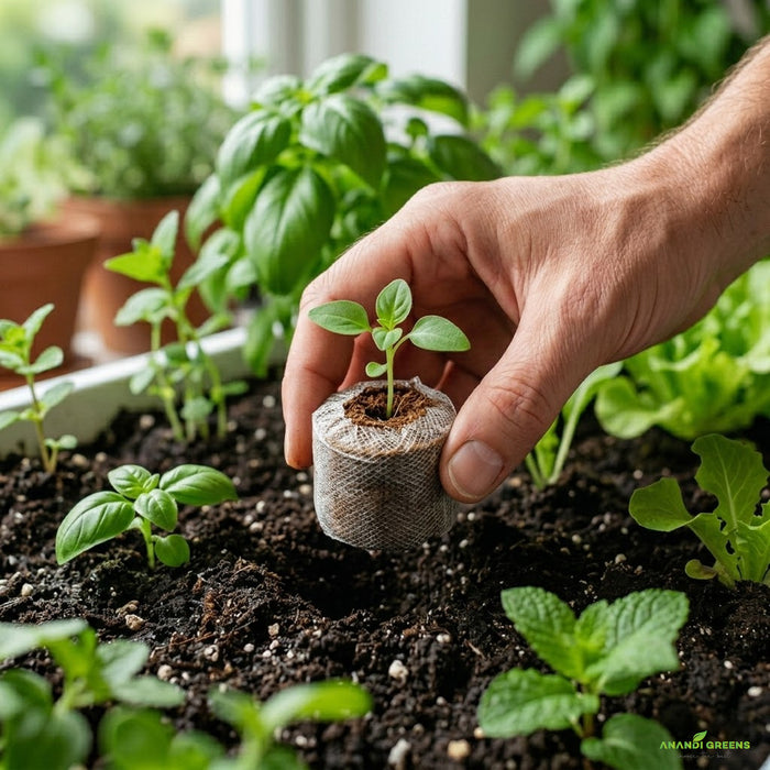  Coir Coin for Gardening Seedling