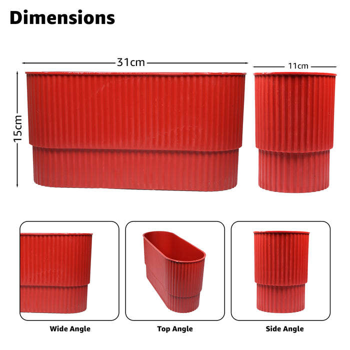 Decorative Window Planter Pot for Home Office & Garden