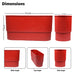 Decorative Window Planter Pot for Home Office & Garden