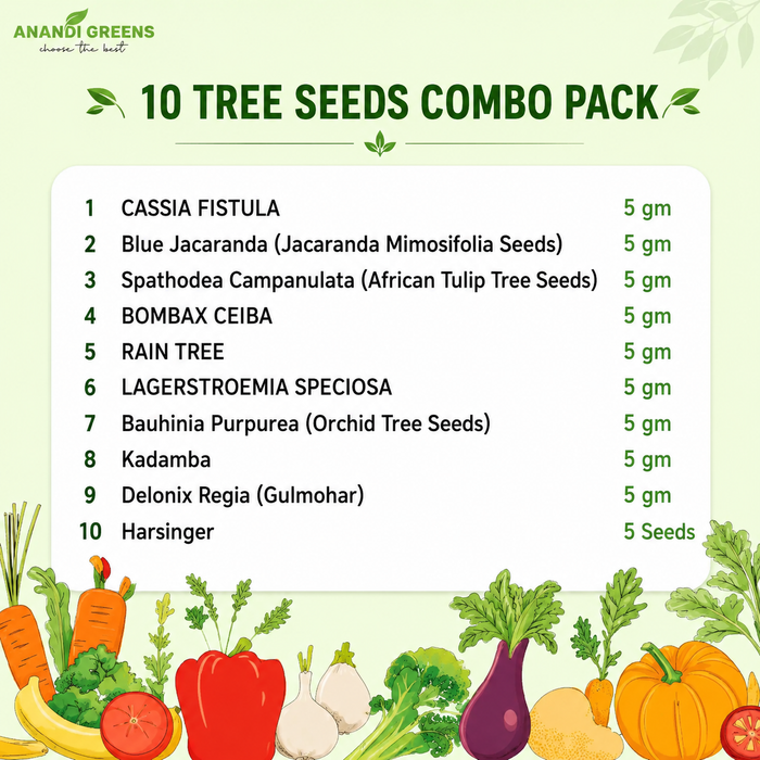 Flowering Tree Seeds Combo Pack Of 10