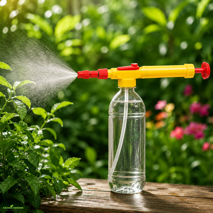 Garden Pump Spray Gun Adjustable High Pressure | Manual Hand Sprayer with Brass Nozzle for Plants, Garden Watering, Pesticide & Car Wash | Heavy Duty Leak-Proof Design