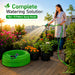 Green garden hose Pipe with 8 Pattern Spray nozzle 