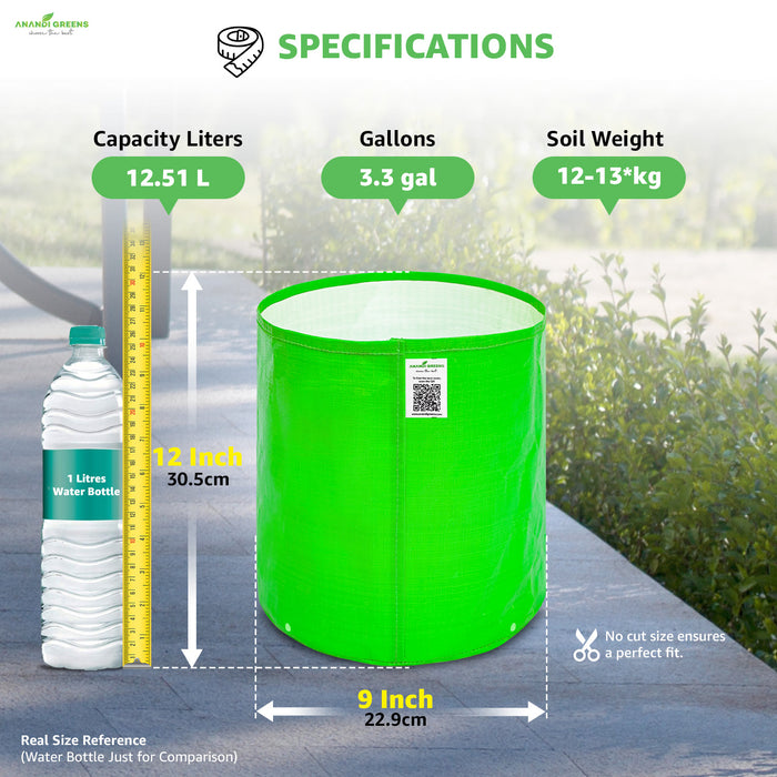 Green-collapsible-container-with-specifications-and-measurements