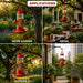 Hanging-Bird-Feeder-Red