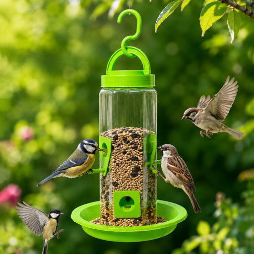 Hanging Bird Feeder for Garden, Balcony and Outdoor Bird Feeding Station