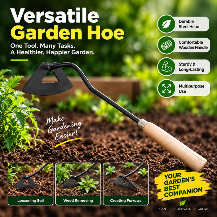 Heavy Duty Garden Hand Hoe Tool