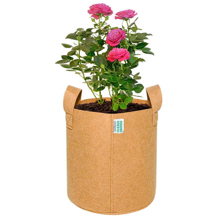 Geo Fabric Plant Grow Bag 9x9 Inch (400 GSM)