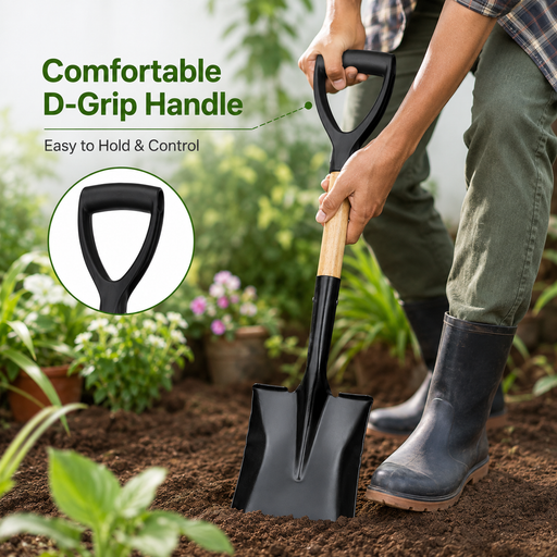 Multi-Purpose Shovel For Digging & Planting