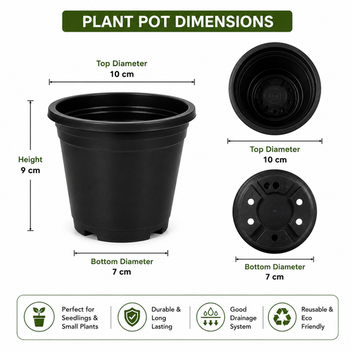 4 Inch Nursery Pot for Gardening