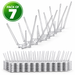 Pack Of 7 Anti Bird & Pigeon Spikes for AC Balcony Railing & Window