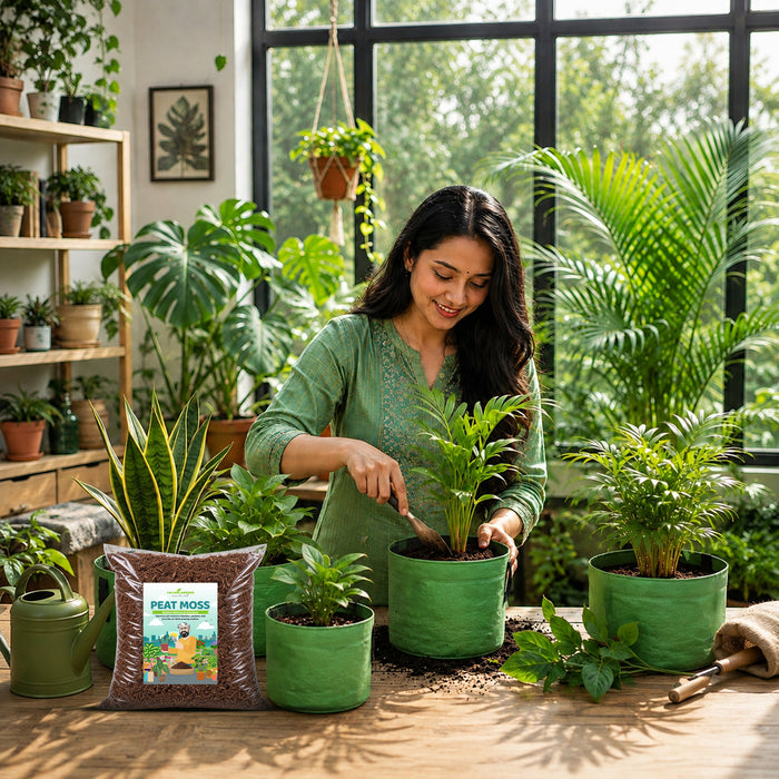 Anandi Greens Peat Moss for Gardening Organic Soil Conditioner