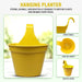 Plastic Hook Hanging Planter Pot for Railing & Fence