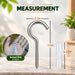 Screw hook measurements 7 cm. 