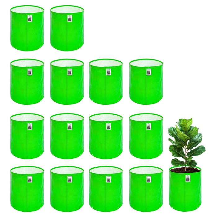 HDPE grow bag 12x15 inch for leafy greens and herbs