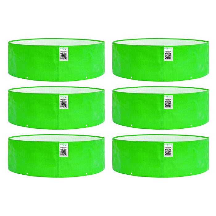 HDPE வட்ட வடிவ 24x6 அங்குல வளர்ப்புப் பை | 260 GSM | தோட்டக்கலைக்கு UV பாதுகாப்புடன்