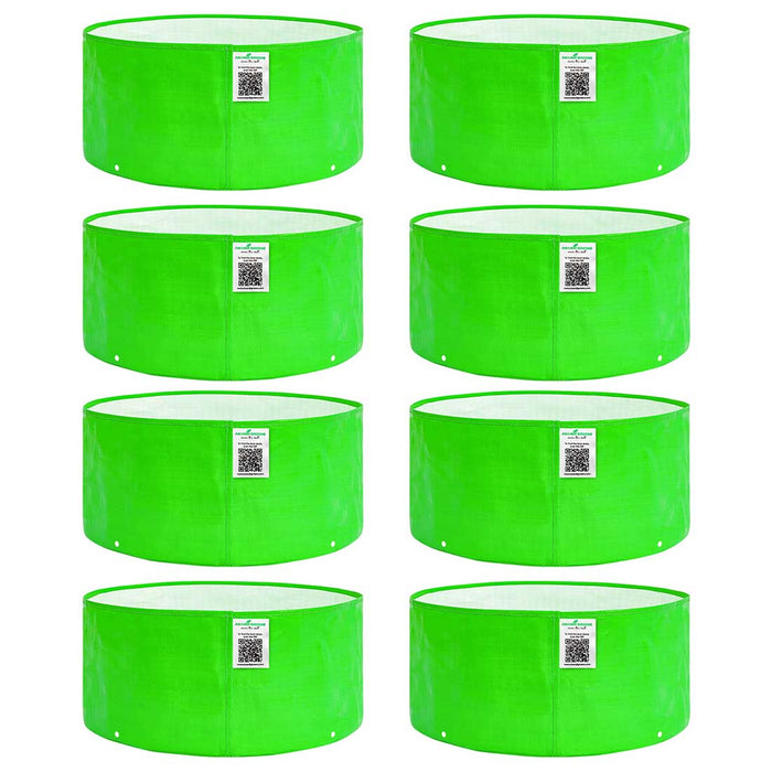 Anandi Greens HDPE Grow Bags showing with excellent drainage feature highlighted.