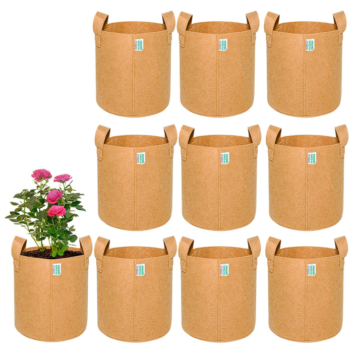 Geo Fabric Plant Grow Bag 9x9 Inch (400 GSM)