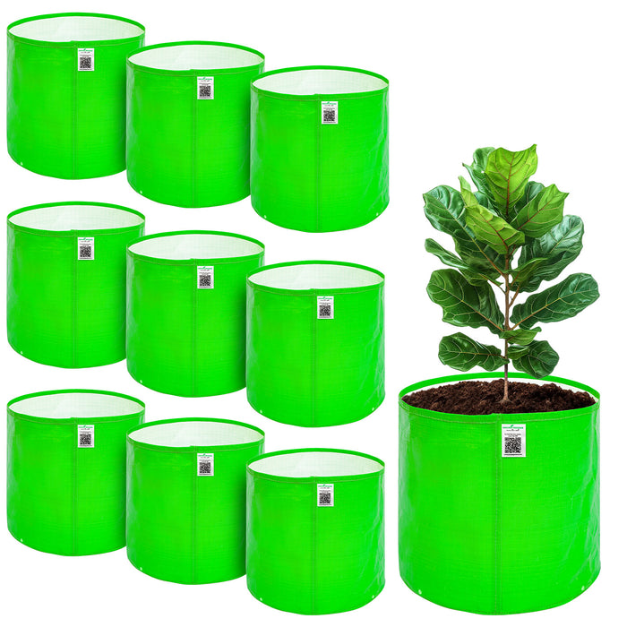 HDPE Circular Grow Bag 15x15 Inch | 260 GSM