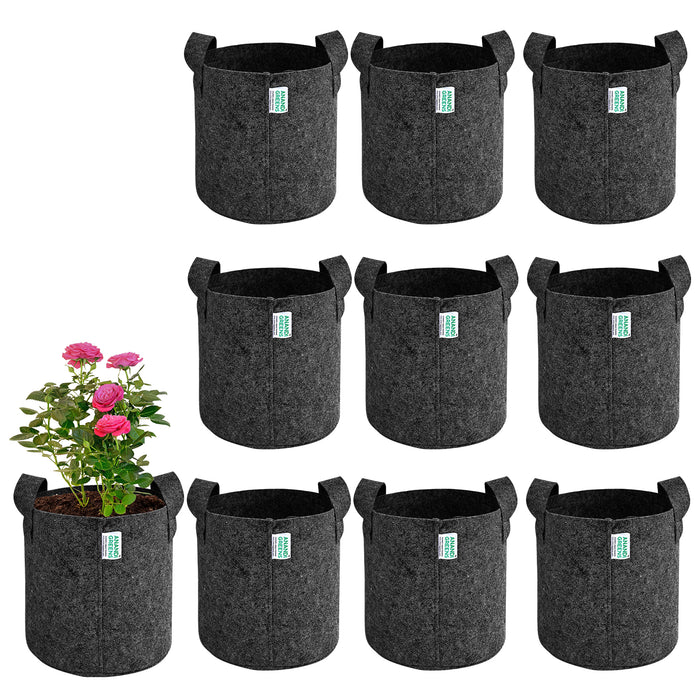 Geo Fabric Plant Grow Bag 9x9 Inch (400 GSM)