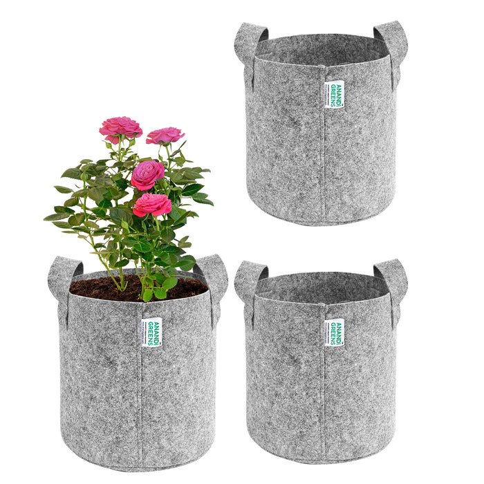 Geo Fabric Plant Grow Bag 8x8 inch | 400 GSM