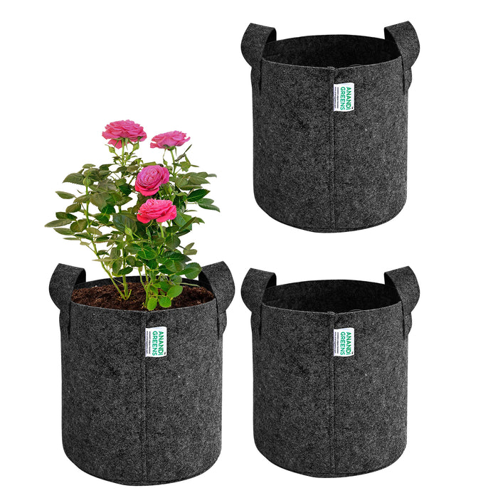 Geo Fabric Plant Grow Bag 8x8 inch | 400 GSM