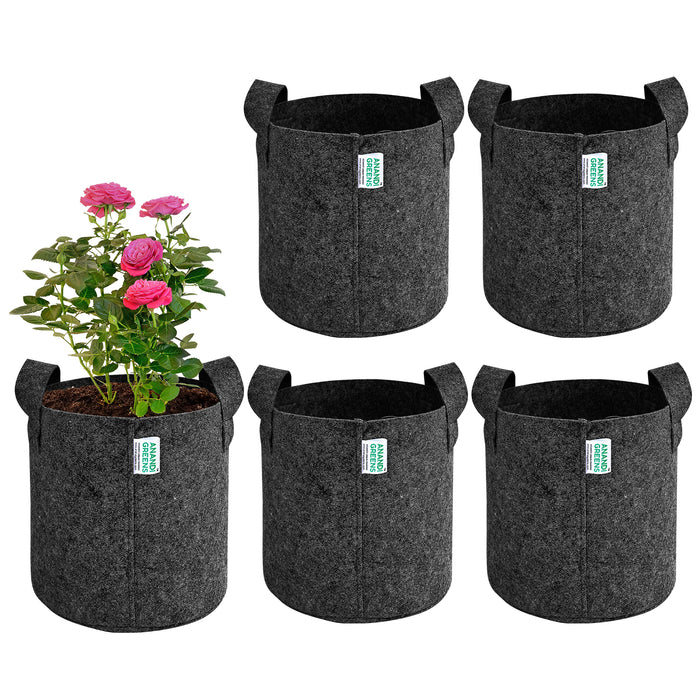 Geo Fabric Plant Grow Bag 8x8 inch | 400 GSM