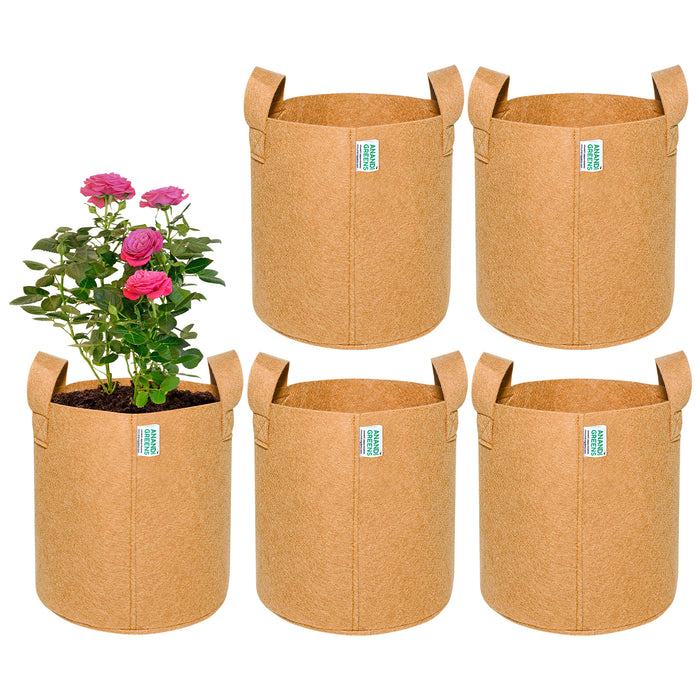 Geo Fabric Plant Grow Bag 9x9 Inch (400 GSM)