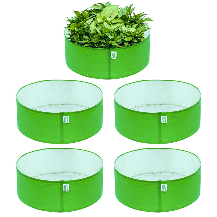 HDPE Circular Grow Bag 12x6 Inch | 260 GSM | UV Protected for Gardening