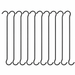 Pack of 10 Anandi Greens 16 inch S shaped hanging hooks