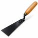 Anandi Greens 3 inch wooden handle khurpee with flat black metal blade