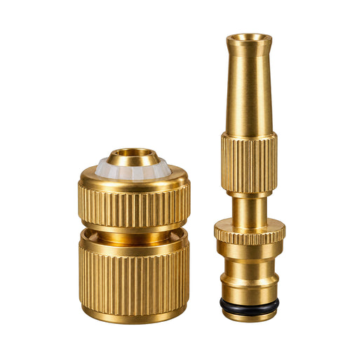 Anandi Greens adjustable metal water spray nozzle for 1/2 inch hose pipe