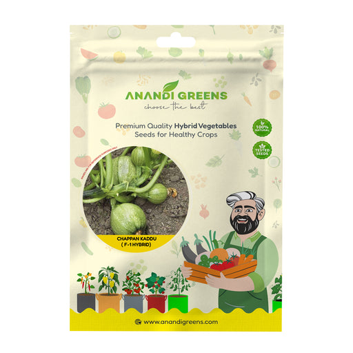 Anandi Greens Chappan Kaddu (छप्पन कद्दू) Seeds seed packet front