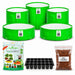 Anandi Greens Kitchen Garden Combo – complete kit with round-cell Seedling Tray and 100 g Cocopeat