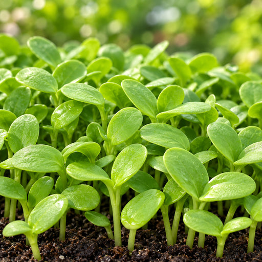 MUSK MELON HYBRID YELLOW PRINCESS (MICROGREEN) – microgreens crop illustration