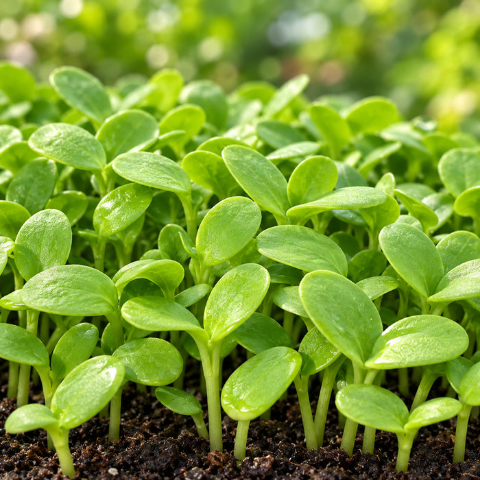MUSK MELON HYBRID YELLOW PRINCESS (MICROGREEN) – microgreens crop illustration