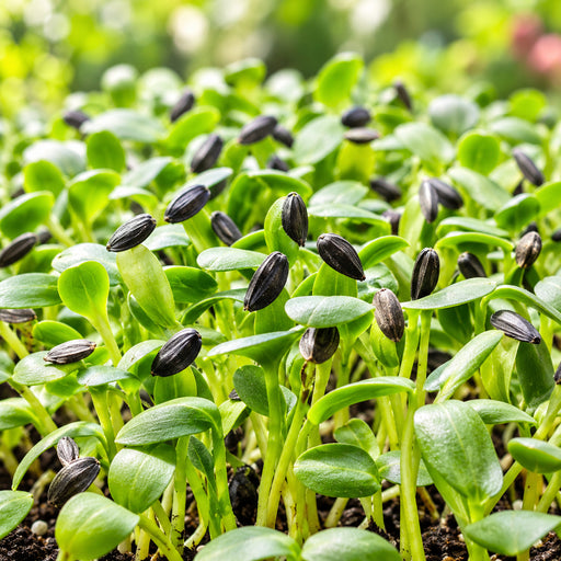 Sunflower Microgreens Seeds – microgreens crop illustration