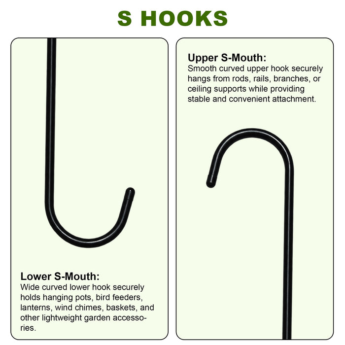 Product detail view of Anandi Greens multipurpose metal S hook