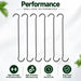 Anandi Greens S hook for rods, railings, pipes and racks