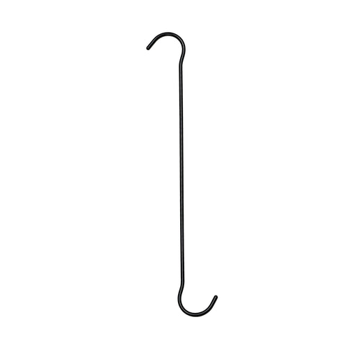 Anandi Greens black S shaped extension hook for hanging plants and pots