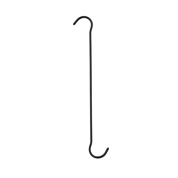 Anandi Greens black S shaped extension hook for hanging plants and pots