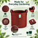 Anandi Greens 400 GSM Geo grow bag mixed size combo pack of 5 — features