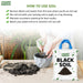 How to use black soil