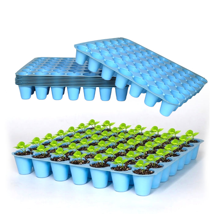 Premium Reusable Nursery Seedling Tray (Pack Of 2)