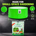 Anandi Greens original 12x6 inch 260 GSM HDPE grow bag with white lining and leafy vegetable seeds combo